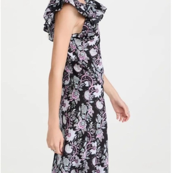 Mille NEW Klara Floral Midi Dress Size Medium - Picture 9 of 9
